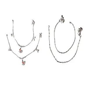 Timeless Beauty: Adorn Your Ankles with Grace pack of 2