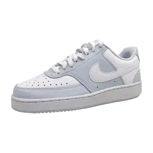 NIKE Women's W Court Vision LO NN -Football Shoe GREY/WHITE-DH3158-004-4.5UK