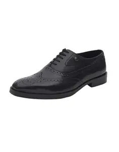 Monte Carlo Mens Solid Lace Up Genuine Leather Formal Brogue Shoes - 201826FW-5-9