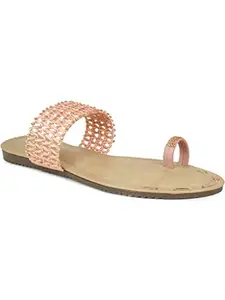 Inc.5 Women's Casual Slip-On Peach