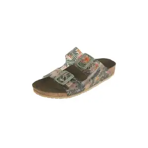 Mochi Women Green Comfort Slip-on Chappal UK/3 EU/36 (41-266)