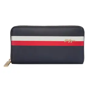 Tommy Hilfiger Clare Women Zip Around Wallet Handbag - Navy