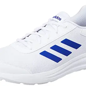 adidas Men Synthetic Glideease M Running Shoe FTWWHT/LUCBLU (UK-9), White
