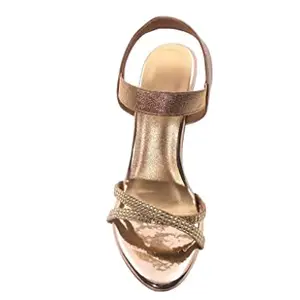 SHIR Women Silver (Polyurethane (Pu)_Fashion Sandal) 8 Uk