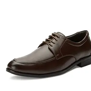 Amazon Brand - Symbol Men's Brown Formal Shoes - 8 UK (42 EU) (9 US) (AZ-KY-354)