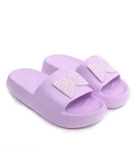 Durable cushioned slippers for girls, perfect for outdoor daily use, comfortable, supportive, lightweight, and long-lasting.