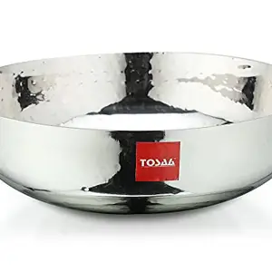 Tosaa Stainless Steel Matahr Tasla Size 8, 16CM, silver price in India.