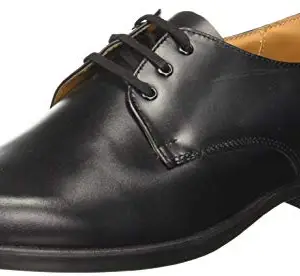 Bata Mens S Stride Black Formal Shoes - 10 UK (8246458)