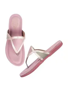 Shoetopia Women's Girls-Flat-3232 Flat Sandal-8 Kids UK (Girls-Flat-3232-Pink)-EU41
