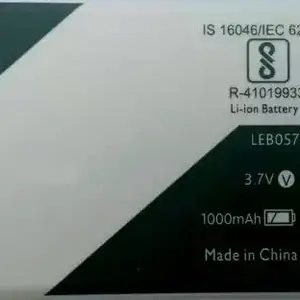 Giffen Mobile Battery for Lava LEB057-1000 mAh