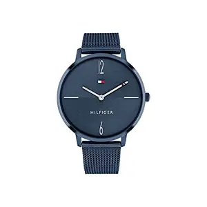 Tommy Hilfiger Women Stainless Steel Liza Analog Blue Dial Watch-Th1782341W/Neth1782341, Band Color-Blue