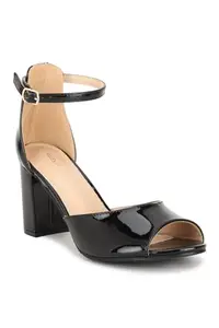 Allen Solly Women Black Casual Heels