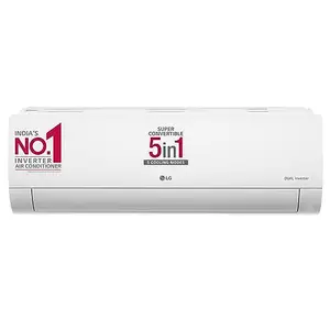 LG 1.5 Ton 5 Star VIRAAT, DUAL Inverter Split AC (Copper, Super Convertible 5-in-1 Cooling, HD Filter with Anti-Virus Protection, 2023 Model, RS-Q19BNZE, White) price in India.