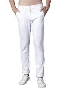 Highlander Men’s Slim-Fit Chino Trousers | Stretchable & Stylish | Smart Casual Essential | Chino Trouser for Men | Men Trousers