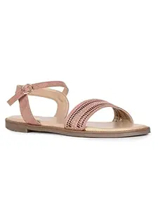 Bata SOPHIE SANDAL Yellow Formal Slipon Open Toe Sandal Sandal Flat & Low HH 0-25 MM For Women UK Size- 3