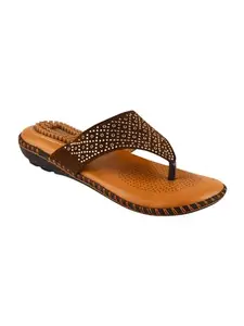 TRYME Doctor Slippers for Women Orthopedic Diabetic Non Slip Lightweight Comfortable Accupressure Slippers for Girls & Women