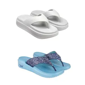 SPORTER Extra Soft Classic Casual wear with Ultra Soft Flexibility Technology Heels for Women's/Girl's(6108+1888) Multicolor