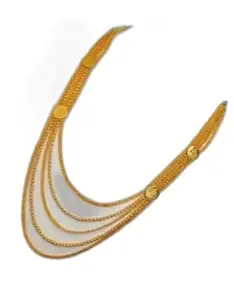 Sizzling Fancy Ladies Necklaces | 1Gram Gold Alloy | No Stone Statement Necklace