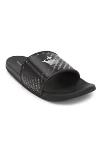 Louis Philippe Men's Black Sandals