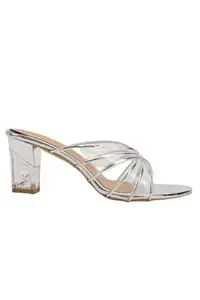 SELFIEE Trending Attractive Ethnic Block Heel Sandals Comfortable & Trendy Party Heels for Girls & Women