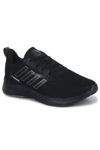 ABROS Sports Stark-PRO Shoes Made of Mesh and Phylon Stylish Looking Comfortable Shoes (Black/Copper 7)