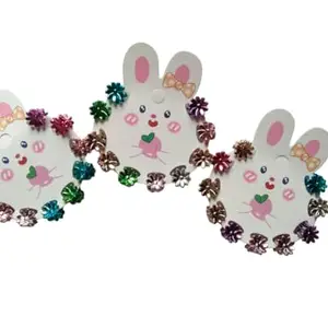 THE GLAM NIYATI Mini Colorful Flower Design Tiny Hair Clip for Multiple Hair Styling | Hair Claws Accessories for Kids Baby Girls and Women's Multicolor (Pack of 30) (Metalic color)