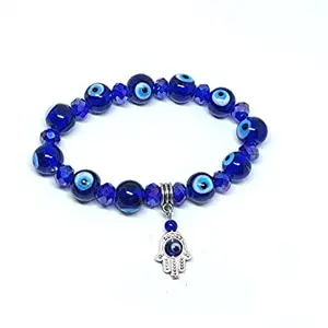 ASTROGHAR Evil Eye Hand Of God Hamsa Hand Protection Blue Bracelet For Protection Men And Women Fancy Bracelet