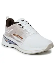 ABROS Men Sledge-O ASSG1271O Mesh Sport Shoes_Cream/Coffee Brown_6UK