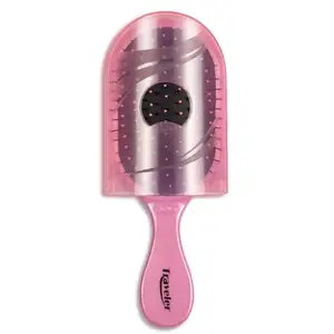 NuWay 4HAIR® U.S. Patented Travel Detangler Hair Brush for Men, Women – Pink | Hair Comb for Scalp Care – Fast Dry Venting Scheme – Special Formulated Bristles | Traveler® Detangling Hair Brush