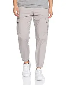 Amazon Brand - Symbol Men's Stretchable Slim Fit Cargo Jogger Pants | Chinos | Casual Trousers