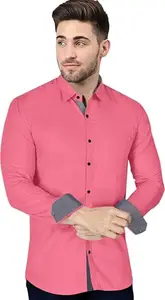 NewTrendy Casual Shirt Man||Fashionable and Trending||NEWGHY1-FSON_Pink_M