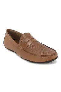 Louis Philippe Men's Tan Formal Shoes