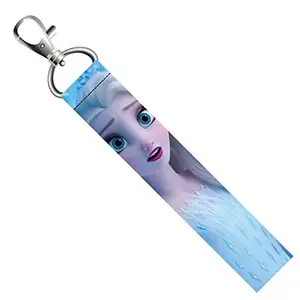 ISEE 360® Snow Girl Lanyard Tag with Swivel Lobster for Gift Luggage Bags Backpack Laptop Bags L X H 5 X 0.8 INCH