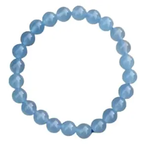 Cuonna Gems Gallery Beruj Stone Bracelet Original Certified एक्वामरीन रत्न ब्रेसलेट Beruz Ratan Hath Ka Bracelet Natural & Pure Aquamarine Bracelet For Wearing Astrology Purpose बेरूज स्टोन ब्रेसलेट