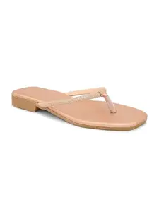 Creattoes Women Casual Flat Sandals Copper-W-2408