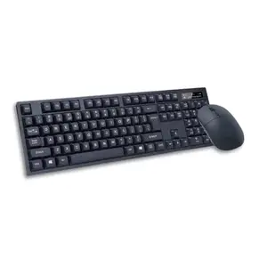 WL-102 Wireless Keyboard and High Precision Mouse, 2.4GHz Wireless with Nano Receiver, PC/Laptop-Black