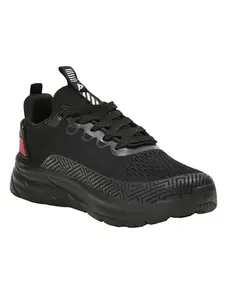 Impakto Charged Black Men Running Shoes