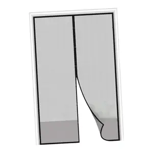 HEAVENGLOW Magnetic Door Curtain Breathable Mesh Curtain for Sliding Door Bedroom Patio 90x210cm