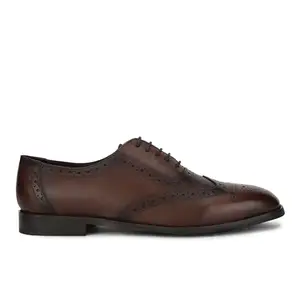 Woodland Men's Brown Softy Crust Formal Shoes-7 UK (41EURO) (GF 4657022)
