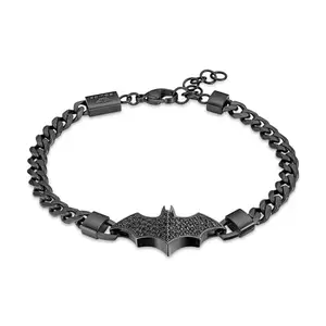 Police X BATMAN BATARANG BLACKCHAIN CRYSTALS BRACELET FOR MEN-PEAGB0034705