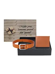 Swiss Design SDWC-131 Wallet & Belt Gift Set for Men