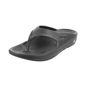 Walkway Womens Synthetic Black Slippers (Size (5 UK (38 EU))