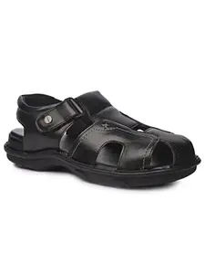 Buckaroo Soleveda GOWON Synthetic Black Casual Chappal For Mens