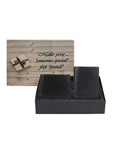 Swiss Design Wallet & Card Holder Gift Set for Men & Women