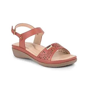 Liberty Senorita MMJ-511 Casual Sandal For Women (Peach_3)