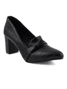 ICONICS Women Sandal Colour- Black, Size-UK-4