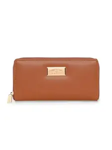 Kenneth Cole Womens Perfect Carry-All Money Manager RFID Blocking Wallet Organizer | Stylish Wallet for Ladies & Girls, Cognac