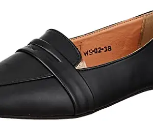 Amazon Brand - Symbol womens Natalie Black Ballet Flat_6 UK (AW21- WS - 02)