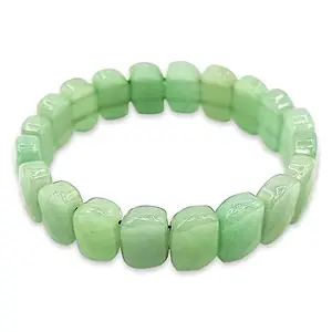 Shubh Sanket Vastu Crsytal Green Aventurine Special Flat Bracelet 3 inches