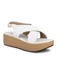 Inc.5 Women White Platform Heels